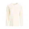 MAISON MARGIELA RIB COTTON LOGO SWEATSHIRT