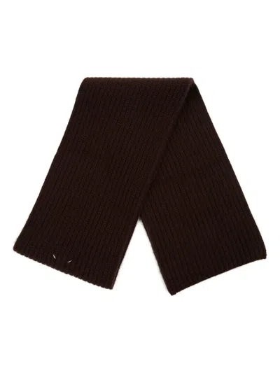 Maison Margiela Ribbed Cashmere Scarf