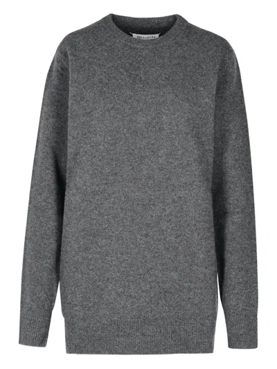 MAISON MARGIELA RIBBED CREW NECK SWEATER