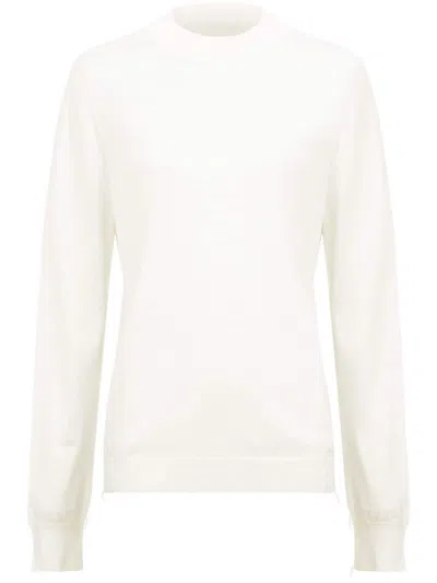 MAISON MARGIELA RIBBED-EDGE WOOL SWEATER