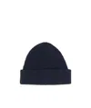 Maison Margiela Ribbed Knit Beanie Hat In Black