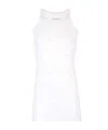 Maison Margiela Logo Cotton Blend Tank Top In White