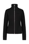 Maison Margiela Full-zip Wool Ribbed Cardigan Clothing In Black