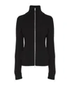 Maison Margiela Full-zip Wool Ribbed Cardigan Clothing In Black