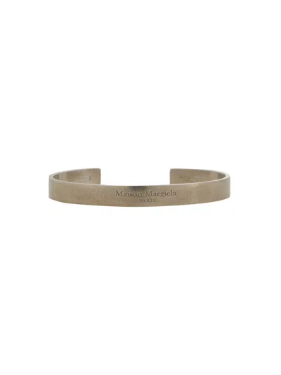 Maison Margiela Rigid Logo Bracelet In Multi