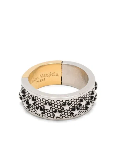 Maison Margiela Star Ring In Metallic