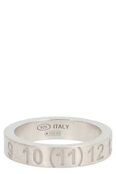 Maison Margiela Ring Numerical In Metallic
