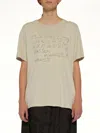 Maison Margiela Number Print Graphic Relaxed Fit T Shirt In Neutral