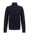 Maison Margiela Roll Neck Cashmere Sweater In Black