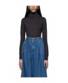 Maison Margiela Roll-neck Knitted Jumper In Blue