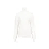 Maison Margiela Roll-neck Wool Sweater Women In White
