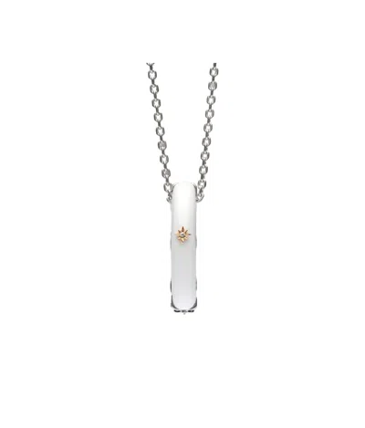 Maison Margiela Rope Chain Necklace In White
