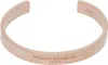 Maison Margiela Rose Gold Logo Cuff Bracelet In 952 Rose Gold Buratt