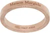 Maison Margiela Rose Gold Logo Ring In 952 Rose Gold Platin