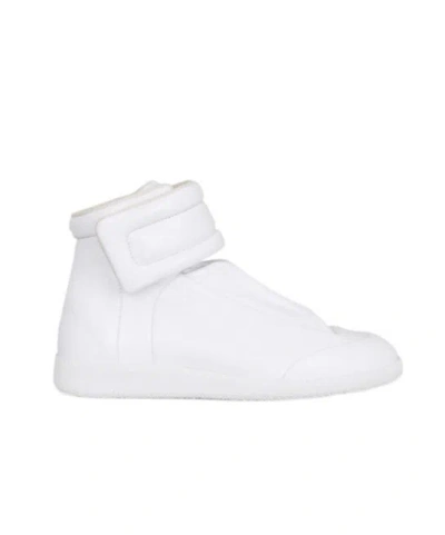 Maison Margiela Round-head High-top Casual Shoes In White