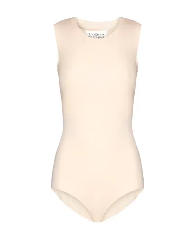 MAISON MARGIELA MAISON MARGIELA SLEEVELESS ROUNDNECK BODYSUIT