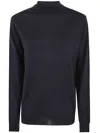 Maison Margiela Round Neck Sweater In Blue