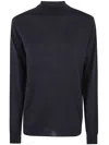Maison Margiela Round Neck Sweater In Blue