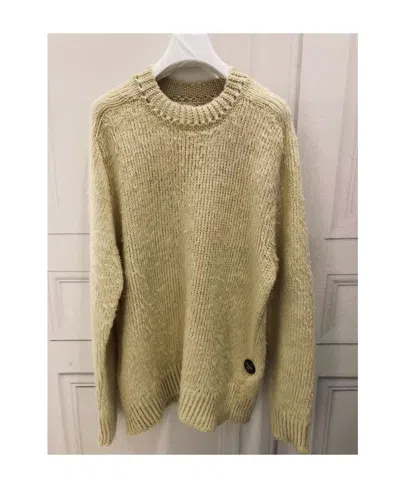 Maison Margiela Round Neck Sweater In Green
