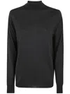 Maison Margiela Round Neck Sweater In M Dark Grey