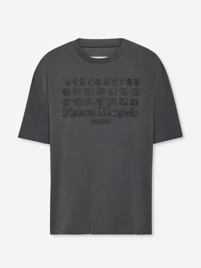 Maison Margiela Cotton T-shirt With Print In Multi