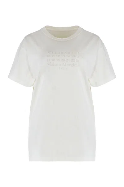 MAISON MARGIELA MAISON MARGIELA ROUND NECK T-SHIRT IN COTTON