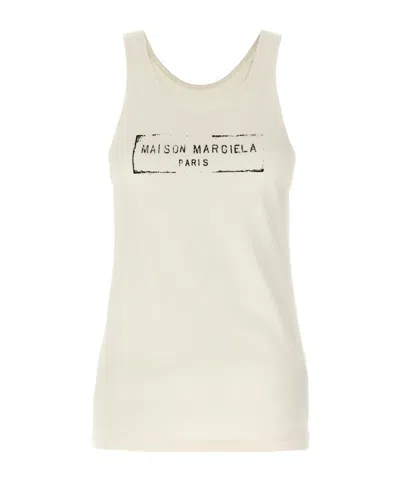 MAISON MARGIELA LOGO-PRINT TANK TOP
