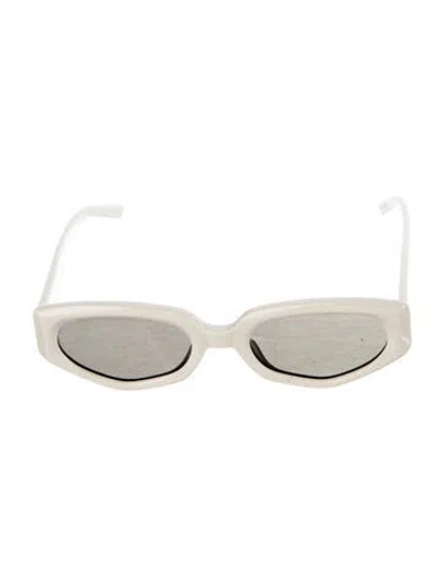 Pre-owned Maison Margiela Round Tinted Sunglasses In Gray