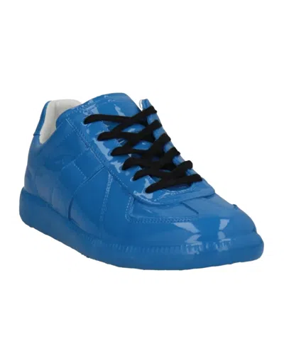 Maison Margiela Round-toe Low-top Casual Shoes In Blue