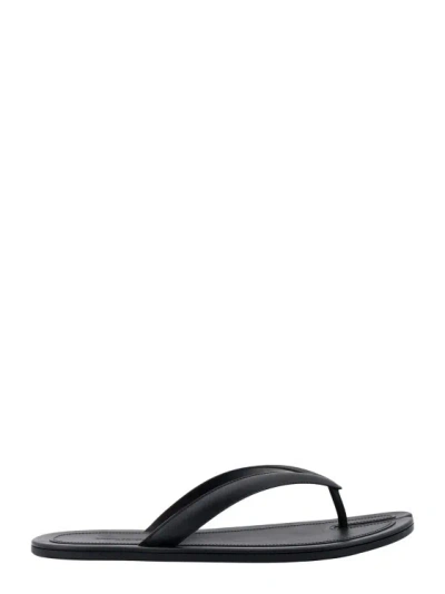 Maison Margiela Rubber Flip Flop In Black