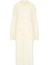 Maison Margiela Maison Martin Margiela Women Rubberized Cotton Caban Coat In Beige