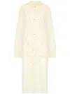 Maison Margiela Maison Martin Margiela Women Rubberized Cotton Caban Coat In Nude & Neutrals