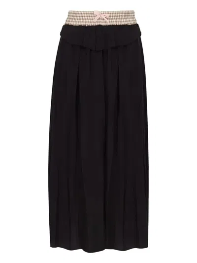 Maison Margiela Anonymity Of The Lining Skirt In Black
