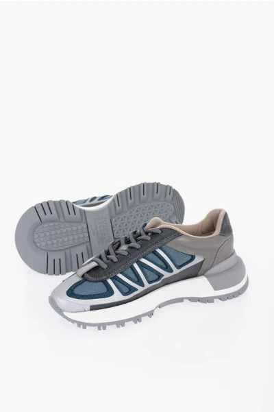 Maison Margiela Running Low-top Sneakers In Gray