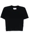 Maison Margiela Wool Knit Top Knitwear Blue In Blue