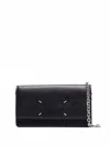 Maison Margiela Medium Chain Wallet Unica In Black