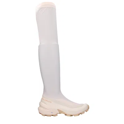Maison Margiela Salomon Boots Women Fabric Pink/vanilla In Neutral