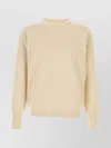 Maison Margiela Sand Cashmere Blend Sweater In Neutral