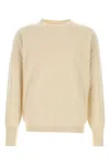 Maison Margiela Sand Cashmere Blend Sweater In Beige