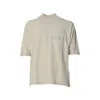 Maison Margiela Sand Cotton T-shirt With Graffiti Logo In White