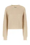 Maison Margiela Woman Sweater Beige Size S Hemp In 113