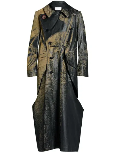 Maison Margiela Sandstorm Coat In Black