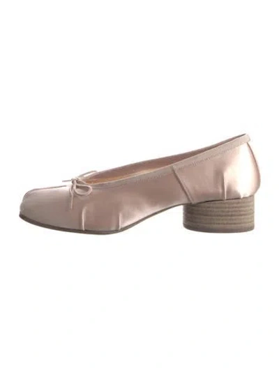 Pre-owned Maison Margiela Satin Pumps In Pink