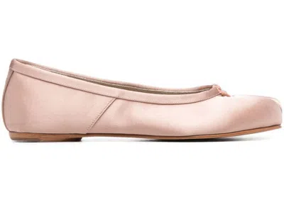 Pre-owned Maison Margiela Satin Tabi Ballerina Shoe Powder (women's) Sneakers In Pink