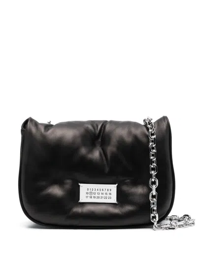 MAISON MARGIELA GLAM SLAM FLAP SMALL,SB1WG0019.P4300 096 T8013 BLACK