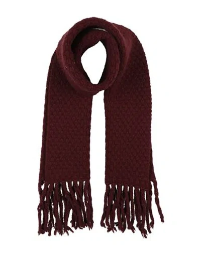 Maison Margiela Scarf Burgundy Size - Virgin Wool In Red