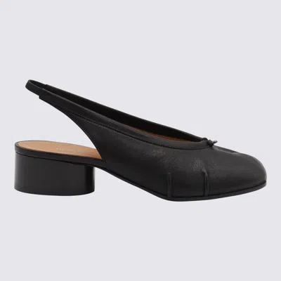 MAISON MARGIELA MAISON MARGIELA BLACK LEATHER PUMPS