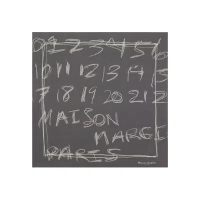 Maison Margiela Numbered Foulard Scarf In Gray