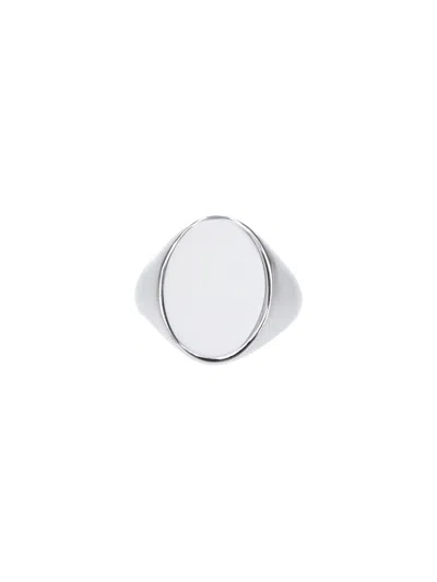 Maison Margiela Sculptural Lightweight Bijoux Accessory In Metallic