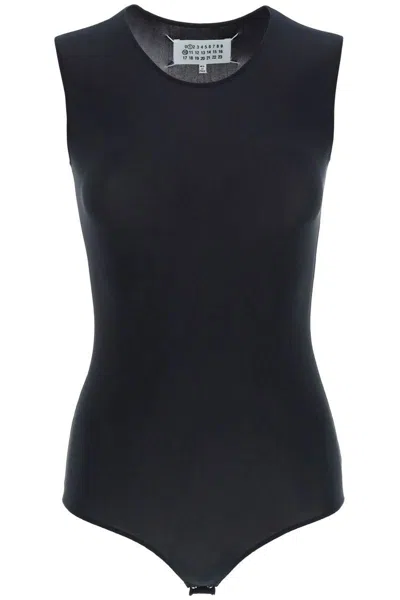Maison Margiela Sleeveless Bodysuit In Black